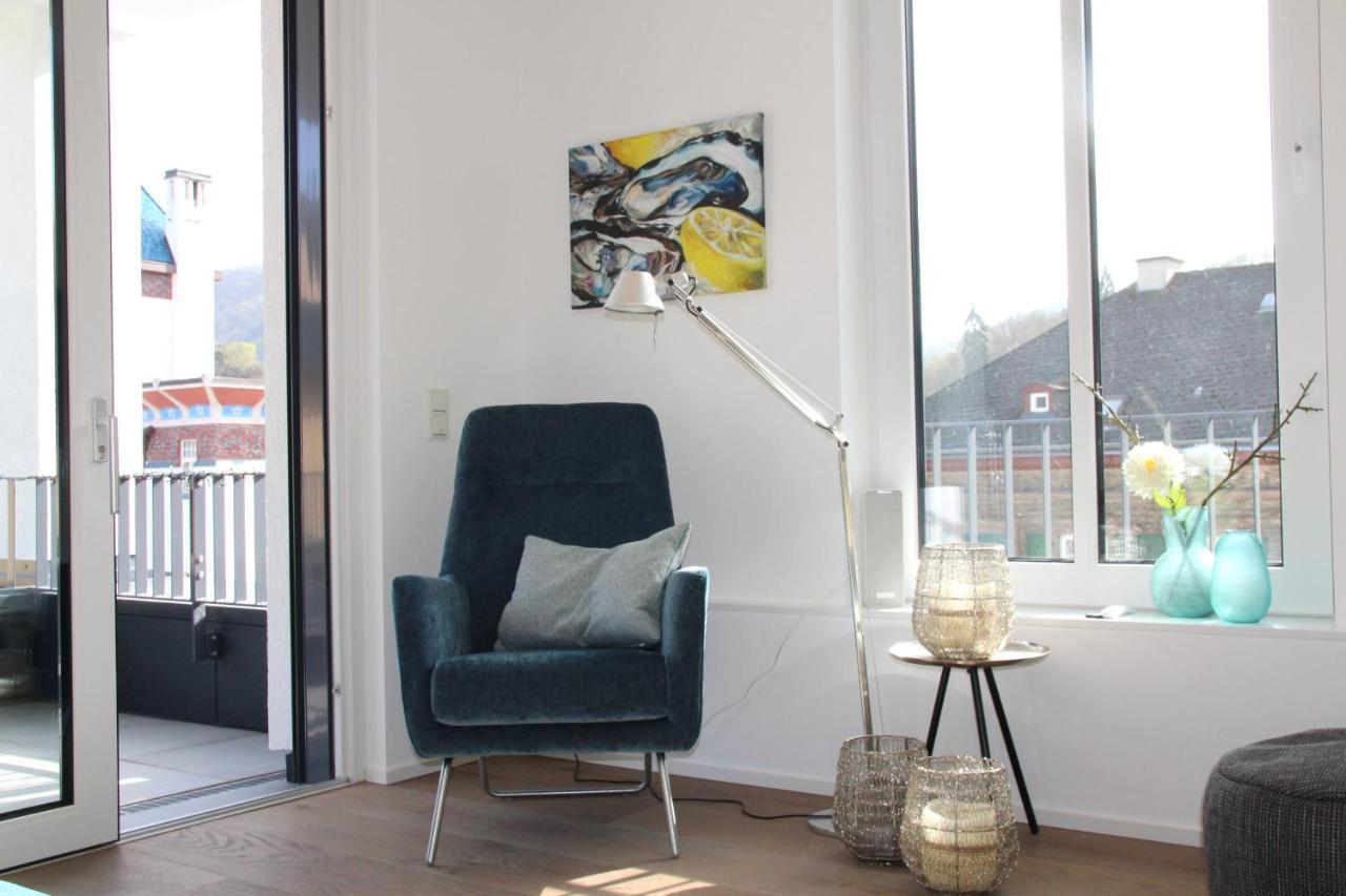 Mosel-Loggia - Luxusapartment -Terrass - Klimaanlage Traben-Trarbach Dış mekan fotoğraf