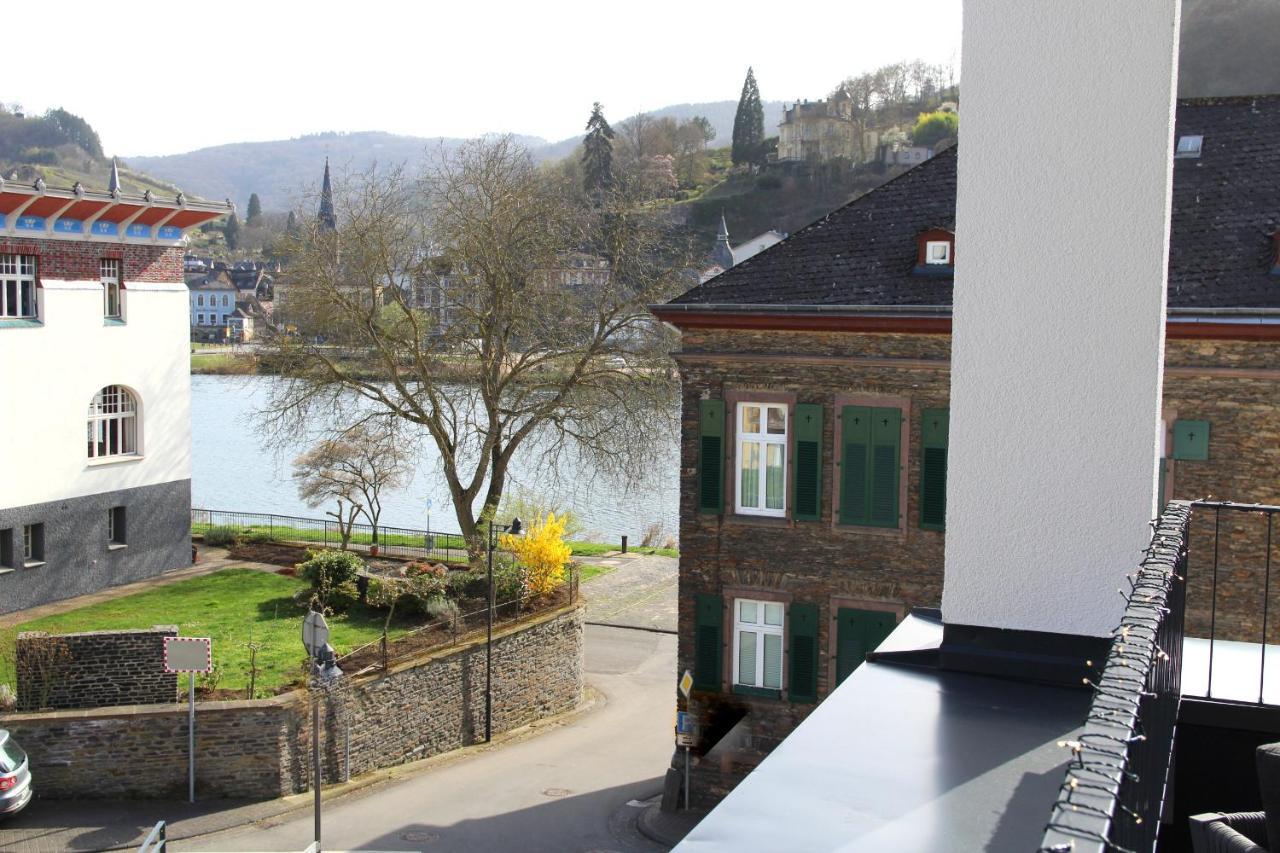 Mosel-Loggia - Luxusapartment -Terrass - Klimaanlage Traben-Trarbach Dış mekan fotoğraf