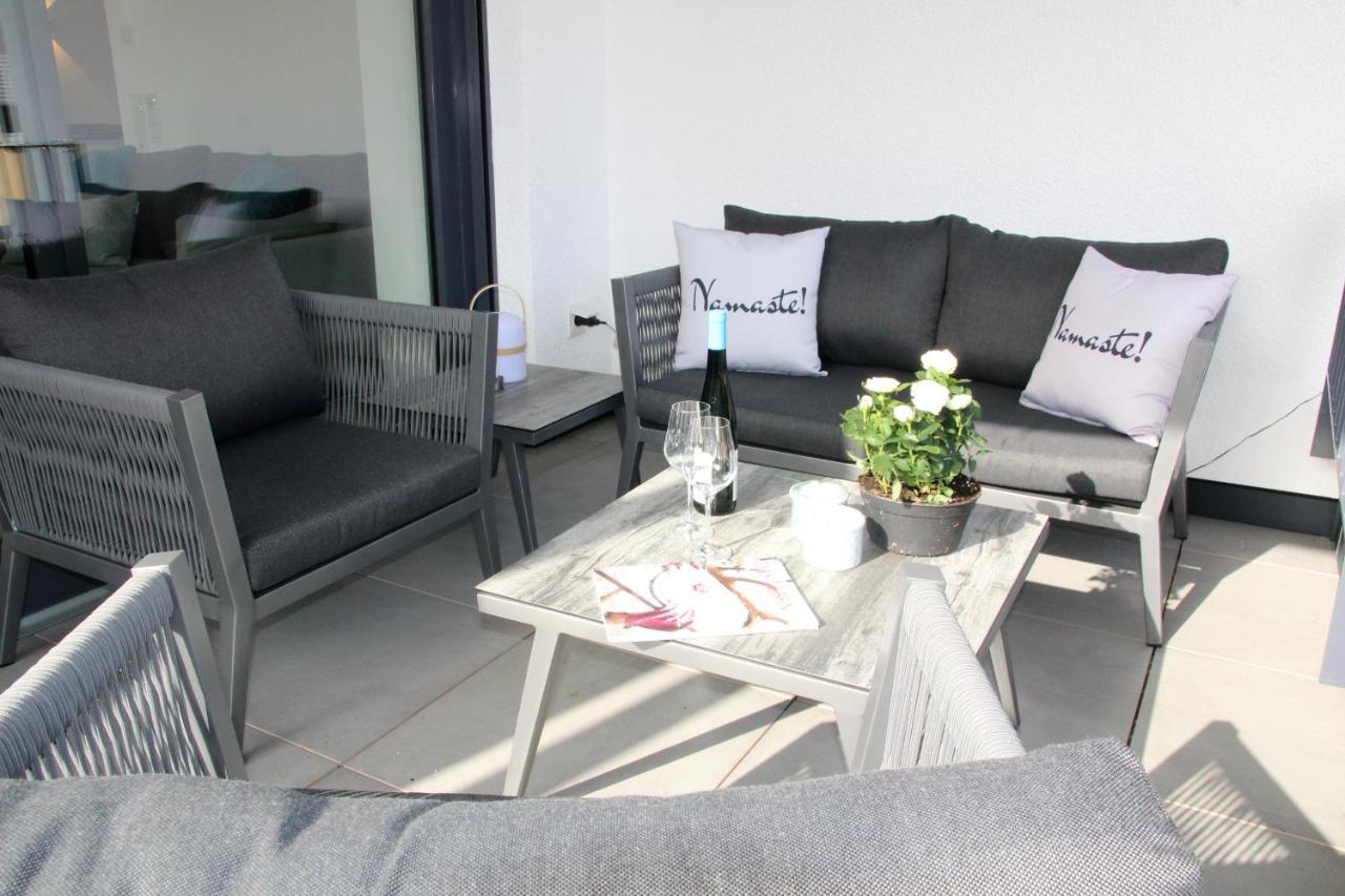 Mosel-Loggia - Luxusapartment -Terrass - Klimaanlage Traben-Trarbach Dış mekan fotoğraf